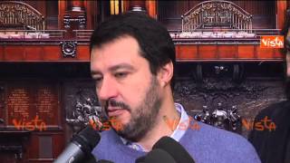 SALVINI  AL QUIRINALE NON VOGLIAMO VECCHI ROTTAMI DI SINISTRA  Dimissioni Napolitano [upl. by Ayek]