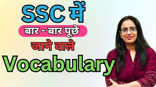 Vocab Asked in Previous Year SSC Exams  SSC CGL Practice Set 2023  English Classes  By Rani Mam [upl. by Lashar]