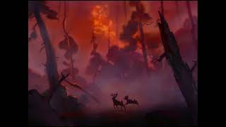 Bambi Escapa Del Incendio  Bambi 1942 de Disney [upl. by Neeroc]