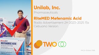 RiteMED Mefenamic Acid Radio Ad 2H 20232025 15s Cebuano Version [upl. by Spooner]