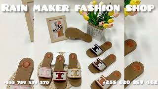 New fashion shoes viatu vya aina zote Mpya 2024 all trending latest shoes flat sandals slippers [upl. by Bald]