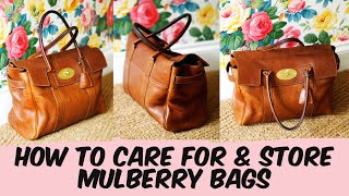 Mulberry bags how to care for and store these iconic handbags [upl. by Najib]