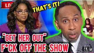 Oprah VISIBLY SHAKE after Stephen ASmith HALTS Show Loses His mind over this [upl. by Assertal186]