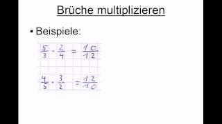 Brüche multiplizieren [upl. by Cesar]