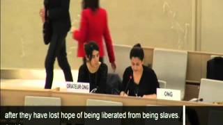 Nareen Shammo speech at UN in Geneva [upl. by Akienahs]