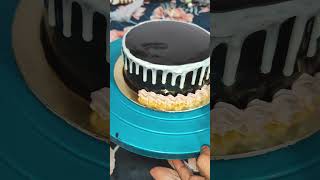 Easy Garnish Chocolate Cake  Topper Cake [upl. by Eihcra]