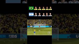 dls24 Brazil vs Argentina penalty challenge dls24 dreamleaguesoccer2024 dls dreamleaguesoccer [upl. by Carmon]