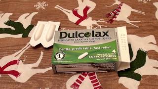 Dulcolax Medicated Laxative Suppositories CONSTIPATION RELIEF IS HERE [upl. by Mcquillin758]