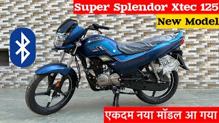 New 2024 Hero Super Splendor Xtec 125 Review  Price Mileage Features  super splendor xtec bike [upl. by Esilanna]