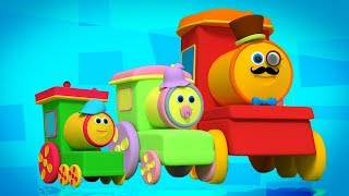 Боб Поезд палец Семья  палец семьи рифмы  Bob Train Song  Kids Rhyme  Train Finger Family [upl. by Bethesda]