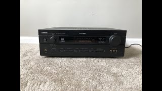 Yamaha RXV540 61 Home Theater Surround Receiver [upl. by Calendra423]