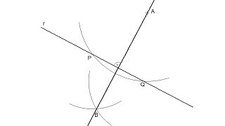 How to draw a Perpendicular Bisector of a line [upl. by Yumuk]