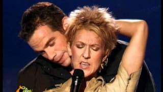 Celine Dion Et Garou  Sous Le Vent Live [upl. by Haelak]