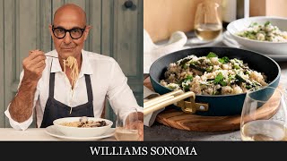 Stanley Tucci Makes Asparagus Risotto  Tucci™ by GreenPan™ Exclusively at Williams Sonoma [upl. by Buckels803]