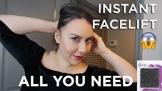 NO NEED FOR FACE TAPES This Instant Face Lift HACK Will BLOW YOUR MIND [upl. by Elimay429]