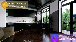 D5 RENDER VS ENSCAPE 3D [upl. by Enaywd]