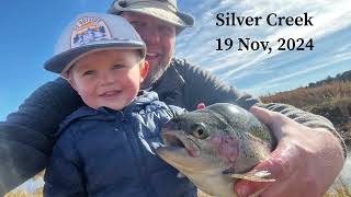 Fishing Silver Creek with my Grandson 19 November 2024 [upl. by Ayadahs]