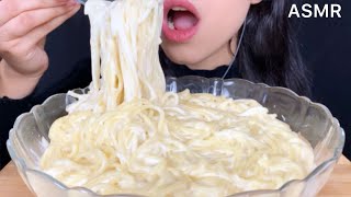 ASMR  PASTA Alfredo Spaghetti  Mukbang Shorts [upl. by Aysab]