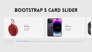 Bootstrap 5 Card Slider  Card Slider Bootstrap 5  Card Carousel  Bootstrap Card Slider Slick JS [upl. by Hartzel]