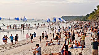 This is BORACAY on January 30 2024 Bulabog Beach  Robinson  White Beach Napakaraming Tao [upl. by Cadmar]