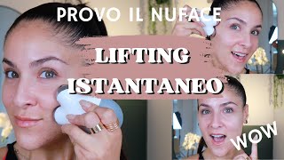 LIFTING ISTANTANEO PROVO IL NUFACE MINI  si vedranno i risultati immediati [upl. by Anenahs]