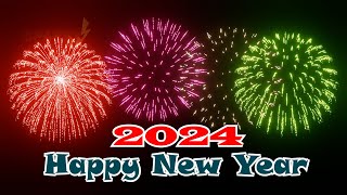 Chinese New Year 2024 Fireworks  New Year 2024 GIF Animation [upl. by Seditsira]