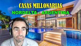 CASAS MILLONARIAS DEL NORDELTA  ARGENTINA [upl. by Lah]