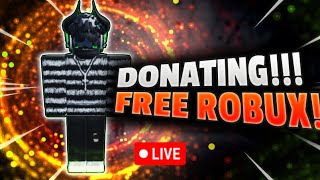 🔴LIVE DONATING ROBUX AND RISING 🔴PLS DONATE [upl. by Suilmann]