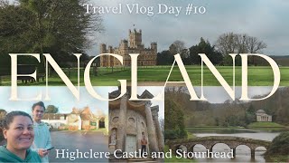 Travel Vlog Britain 🇬🇧 Day 10 England Downton Abbey Highclere Castle Stourhead and Bath [upl. by Stclair]