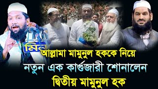 আল্লামা মামুনুল হককে নিয়ে নতুন এক কার্গুজারী শোনালেন দ্বিতীয় মামুনুল হক। Maulana Tajuddin Al Hamidi [upl. by Atarman]