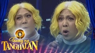 Tawag Ng Tanghalan Vice Gandas hugot on the question quotBakit tayo iniiwanquot [upl. by Ydennek437]