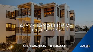 SOLD  4277 Tamaki Drive Kohimarama  Paul Neshausen and Tina Barrell [upl. by Lough313]