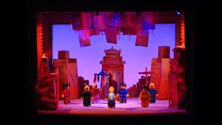 Arabian Nights opening  Disneys Aladdin the musical Set Model [upl. by Sadnalor630]