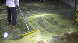 wwwconcreteideascom  How to acid stain a floor  How to stain concrete floors [upl. by Omura]