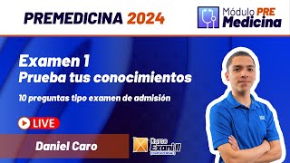 Examen 1  Premedicina y Ciencias de la salud  Exani II  Curso gratis de premedicina  2024 [upl. by Otxilac950]