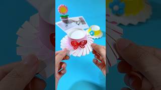 Simple Handmade  20 Seconds to Make Beautiful Dresses with Paper Cups  Parent Child Handmade [upl. by Amalberga801]