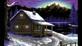 A Cold Day Commodore 64 Pixel Drawing [upl. by Ilamad]