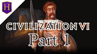 Civilization VI Gaul  Part 1  Warband [upl. by Larrabee]