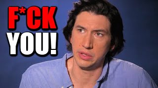 Adam Driver SHUTS DOWN Insane Question in HILARIOUS WAY They Didnt See Coming [upl. by Emalia291]