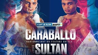 SULTAN VS CARABALLO Highlights  Funny commentator by Mark Magsayo [upl. by Rourke266]