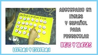 ENSEÑA EL ALFABETO EN INGLES Y ESPAÑOL JUGANDO  SUPER FÁCIL PARA PREESCOLAR [upl. by Schonthal]