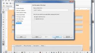 LibreOffice Base 33 Creating a Simple Subform [upl. by Siryt612]