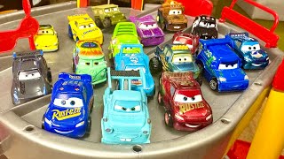 Disneys Cars Lightning McQueen Doc Hudson Cruz Ramirez Sally Tow mater Serg Fillmore Ramone [upl. by Tengler]