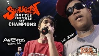 R2A SUNUGAN BATTLE ROYALE OF CHAMPIONS Apekz vs LiL John vs Razor [upl. by Drona901]