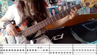 Lucie  Černí andělé bass tabs cover by Tá s basou [upl. by Ainslie865]