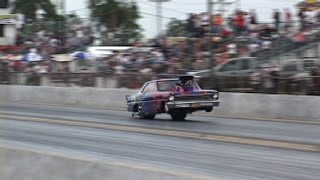 GOT BOOST Insane Blown Chevy ll original footage [upl. by Charmane]