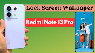 Redmi note 13 pro lock screen wallpaper change  Redmi note 13 Pro 5g auto wallpaper change off [upl. by Ahsaeym]