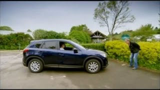 Top Gear  Jeremy Clarkson and James May test the Mazda CX5s automatic braking system [upl. by Soni]