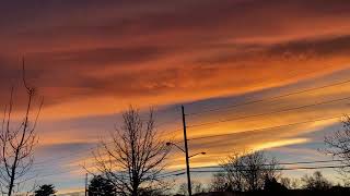 Lenticularis sunset in Denver January 2024 [upl. by Tila]