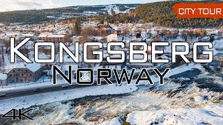 Kongsberg Norway  City Tour amp Drone 4k [upl. by Mcferren]